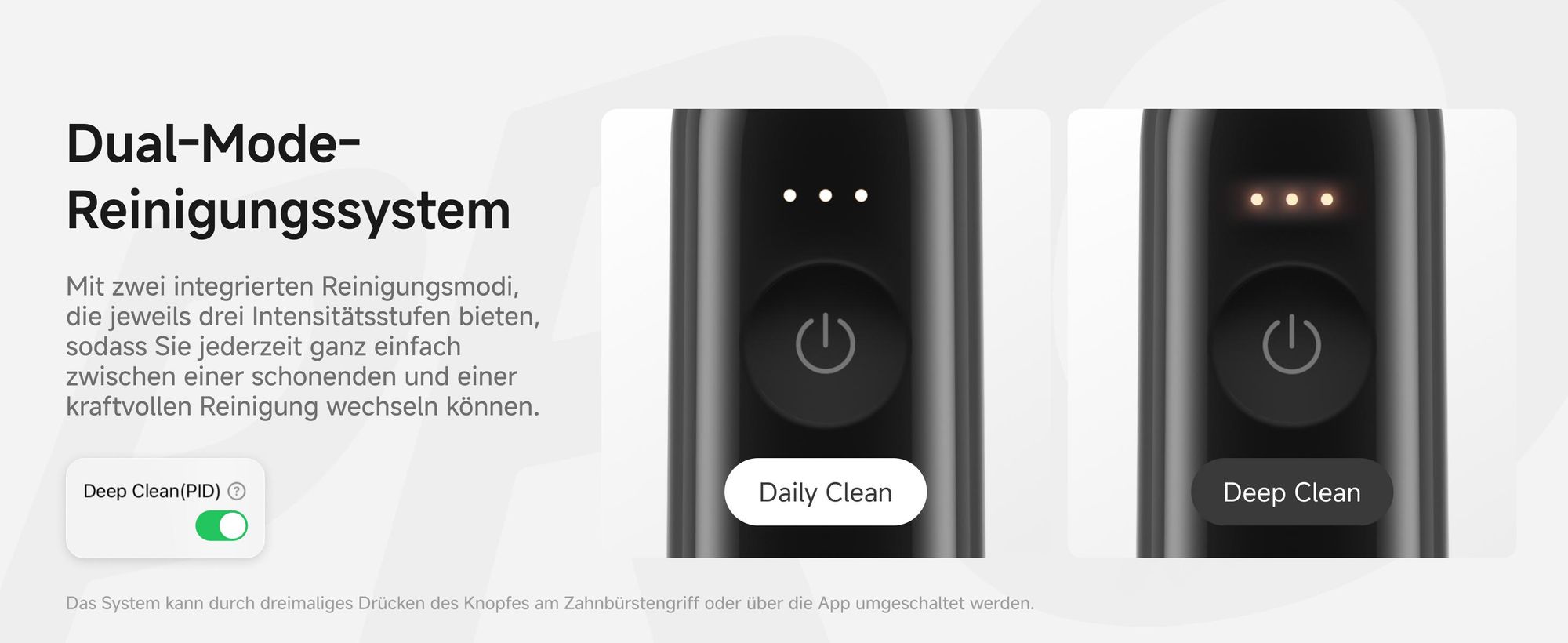 Laifen Wave Pro Elektrische Schallzahnbürste mit App, Drucksensor, 70 Tage Akku, kabelloses Laden und intelligenter Reinigungstechnologie-schwarz