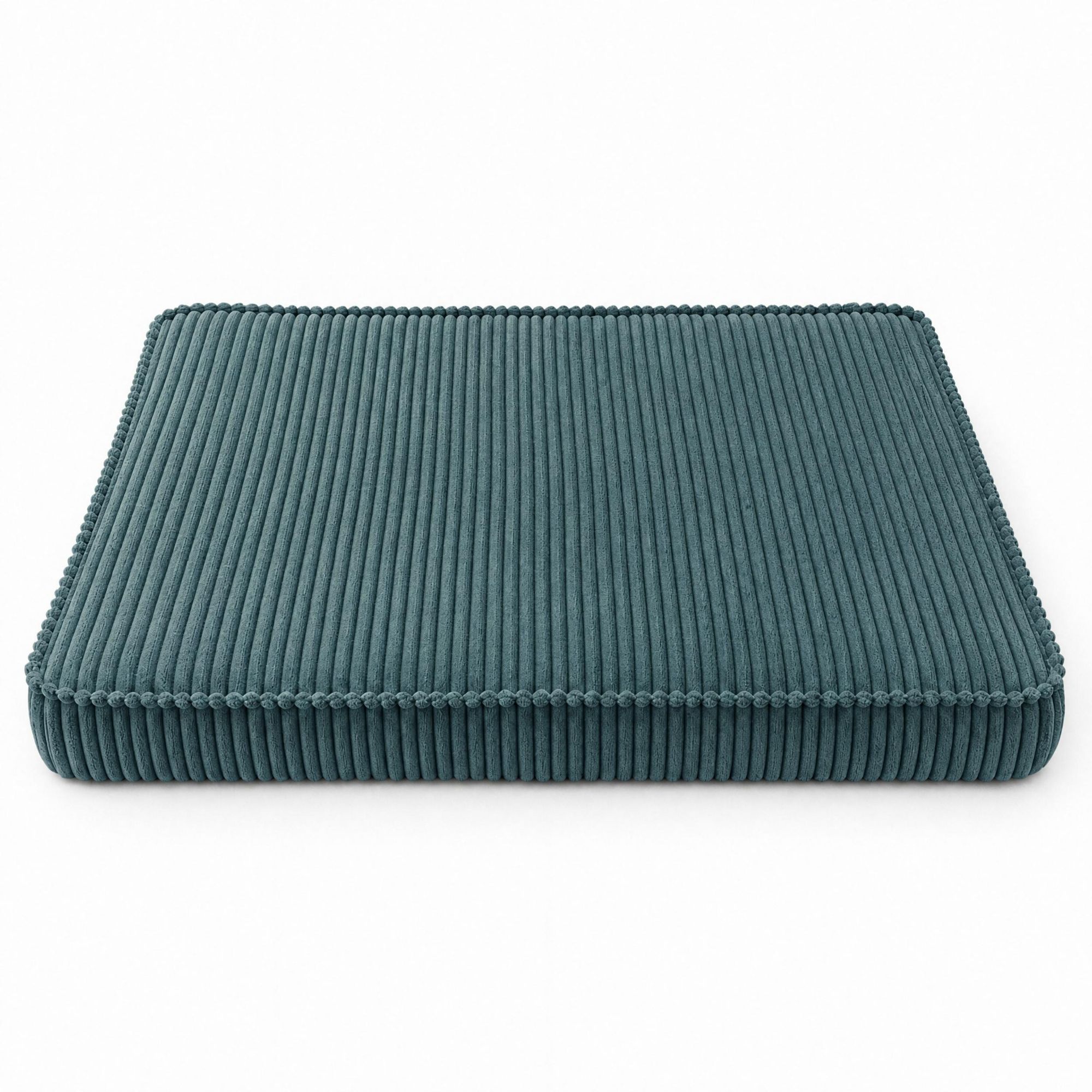 HUNDEBETT HUNDEKISSEN HUNDEMATTE CORD XL 120x80 CM Türkis