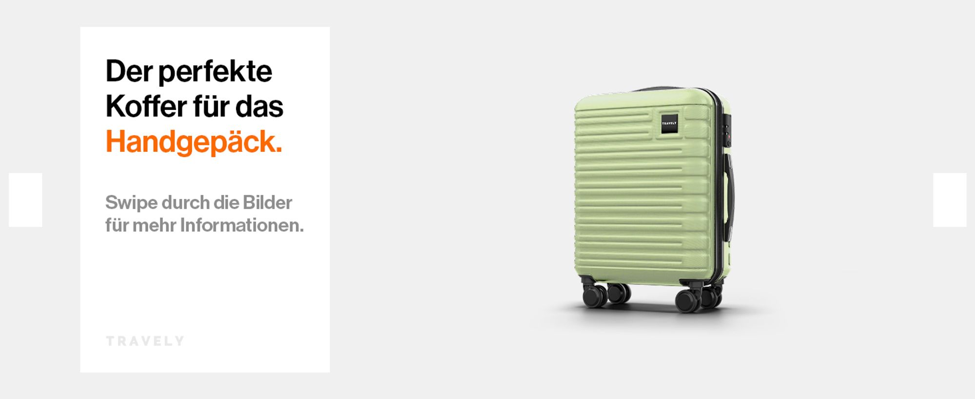 TRAVELY Premium Koffer Set: 77cm, 67cm & 55cm Handgepäck Koffer in einem Set, sehr robuste Reisekoffer mit sanften Rollen & TSA Schloss, Reisekoffer, Koffer & Trolleys