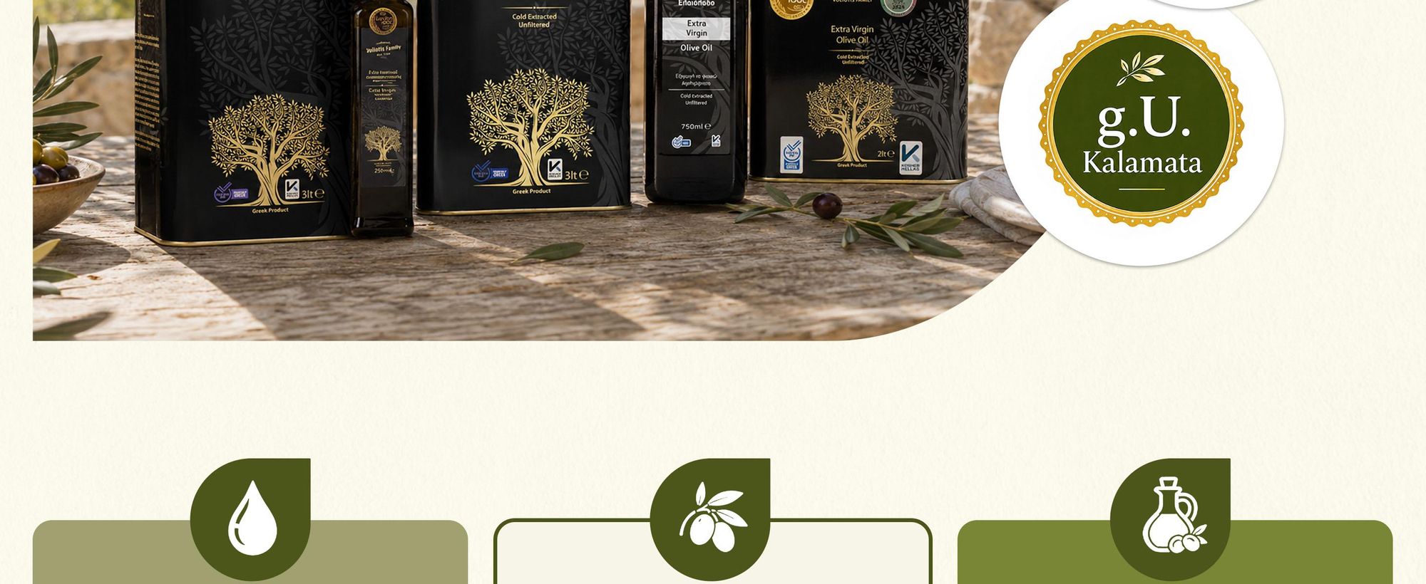 Olivenöl, ev black, greekbox, voliotis, Natives Olivenöl Extra