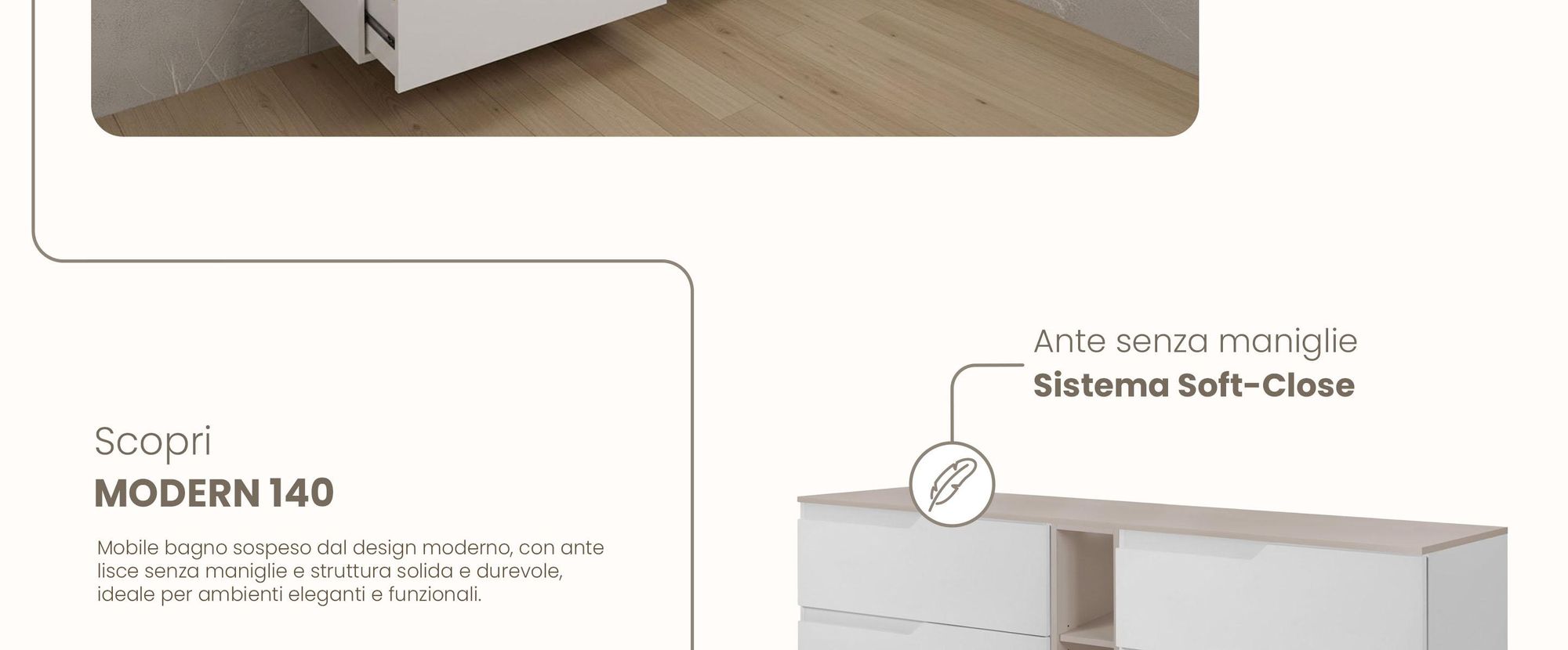 RODAN, mobile bagno, mobile sotto lavabo, mobile bagno moderno, mobili per il bagno