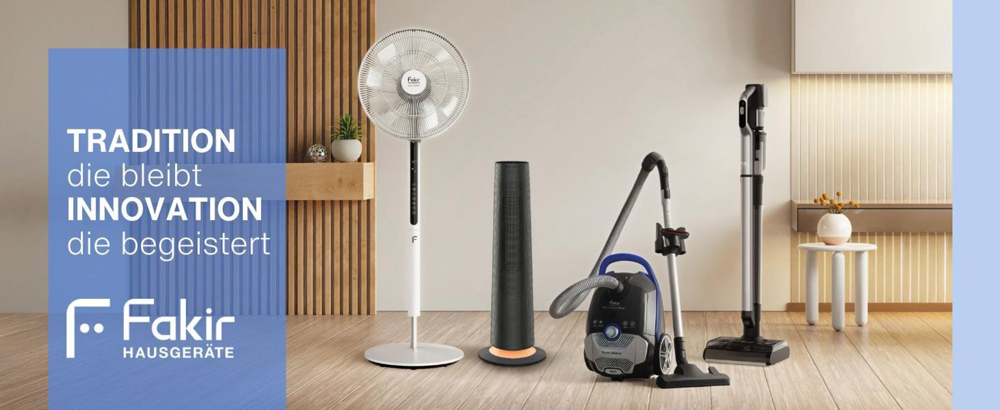 Fakir Blue Vac Power Staubsauger mit Beutel, 800 Watt Leistungsstark, Allergiker freundlicher HEPA 14 Filter, 12m Aktionsradius, 800Watt, extra leise