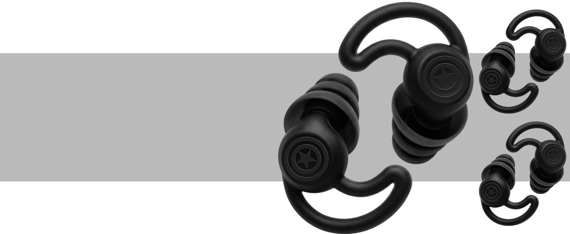 KRUMAD Silikon Ohrstöpsel 6 Paar, Gehörschutz zum Schwimmen und Reisen, Wasserschutz Ohrstöpsel mit L/R Kennzeichnung und Aufbewahrungsbox