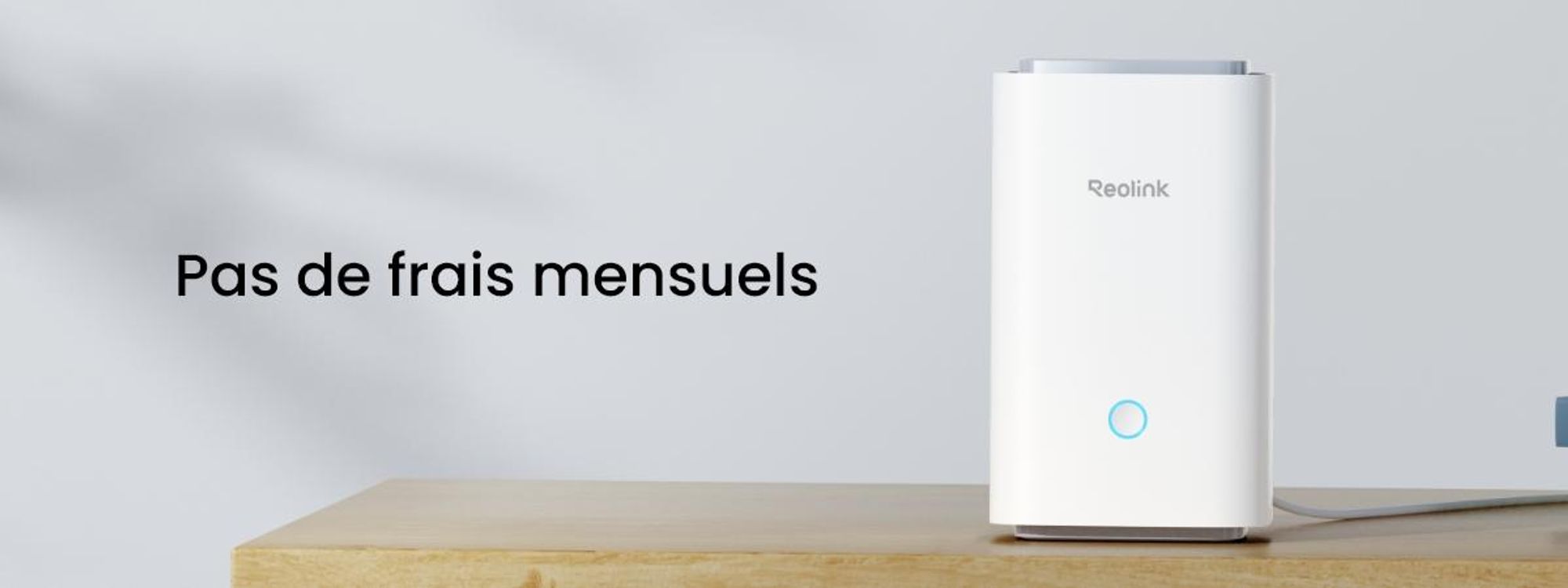 Reolink Home Hub pour caméra de surveillance, 2,4/5GHz Wi-Fi 6, Mémoire locale extensible avec cryptage, Aucun frais mensuel