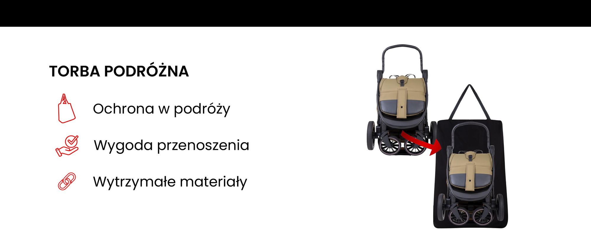 Babylux Wózek Spacerowy Dziecięcy ROMBO – Wózek Podróżny z Funkcją Leżenia, Kompaktowy, Lekki, Teleskopowa Rączka, Składany, Torba, Akcesoria