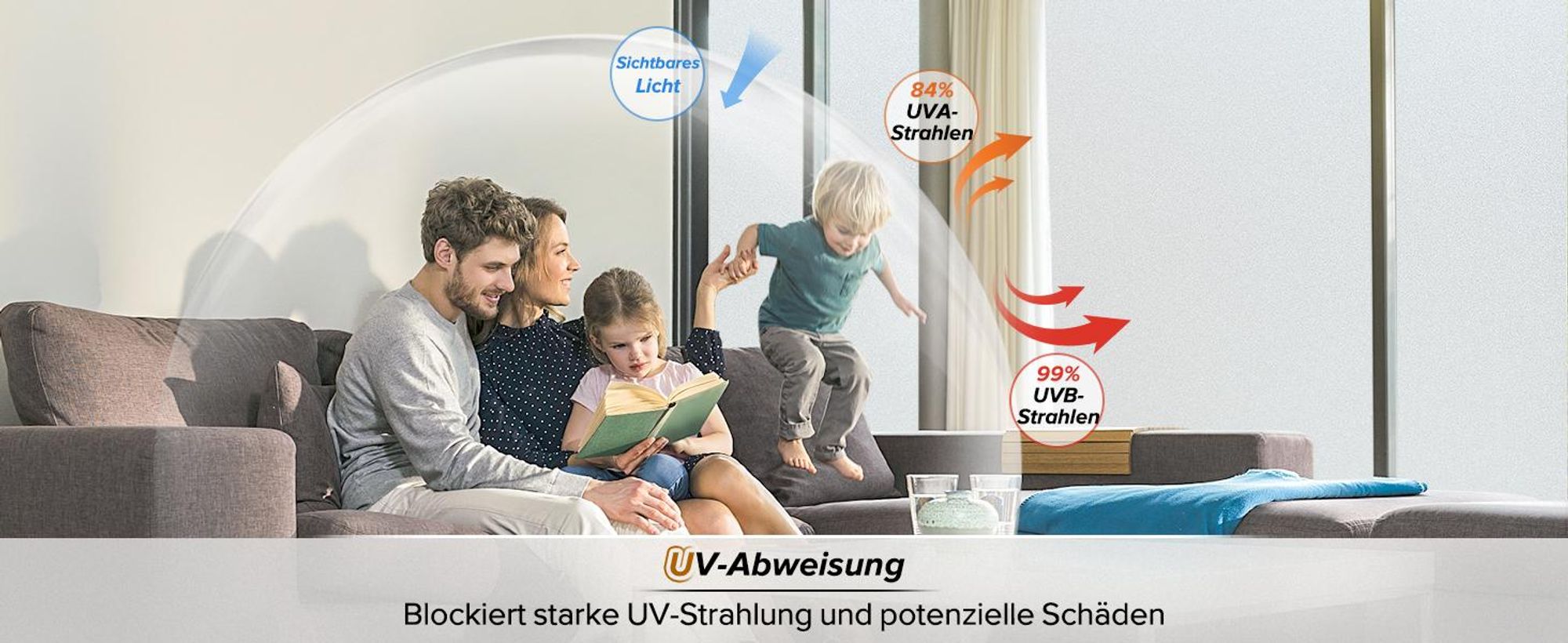 Fensterfolie, Milchglasfolie, Sichtschutzfolie, Milchglas Blickdicht, Sonnenschutz Selbstklebend Statisch, für Büro Wohnen (90x200cm)
