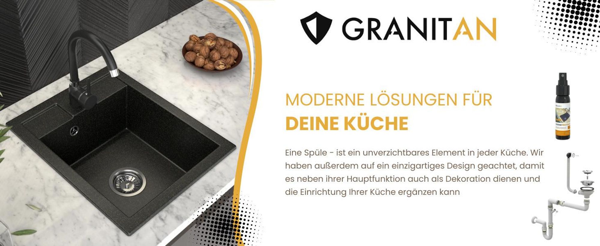 Ein Spülbecken ist ein wesentliches Element in jeder Küche