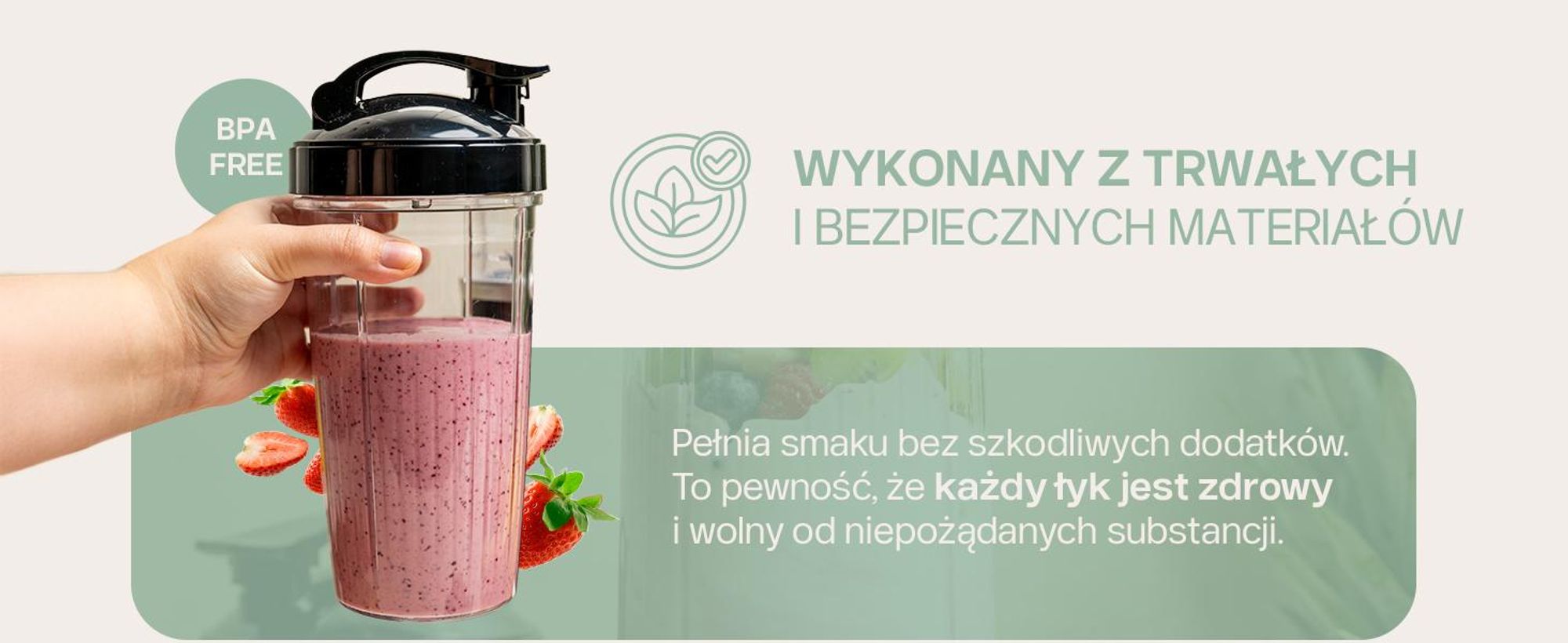 Wyciskarka wolnoobrotowa 4Swiss WB025 + blender NB102