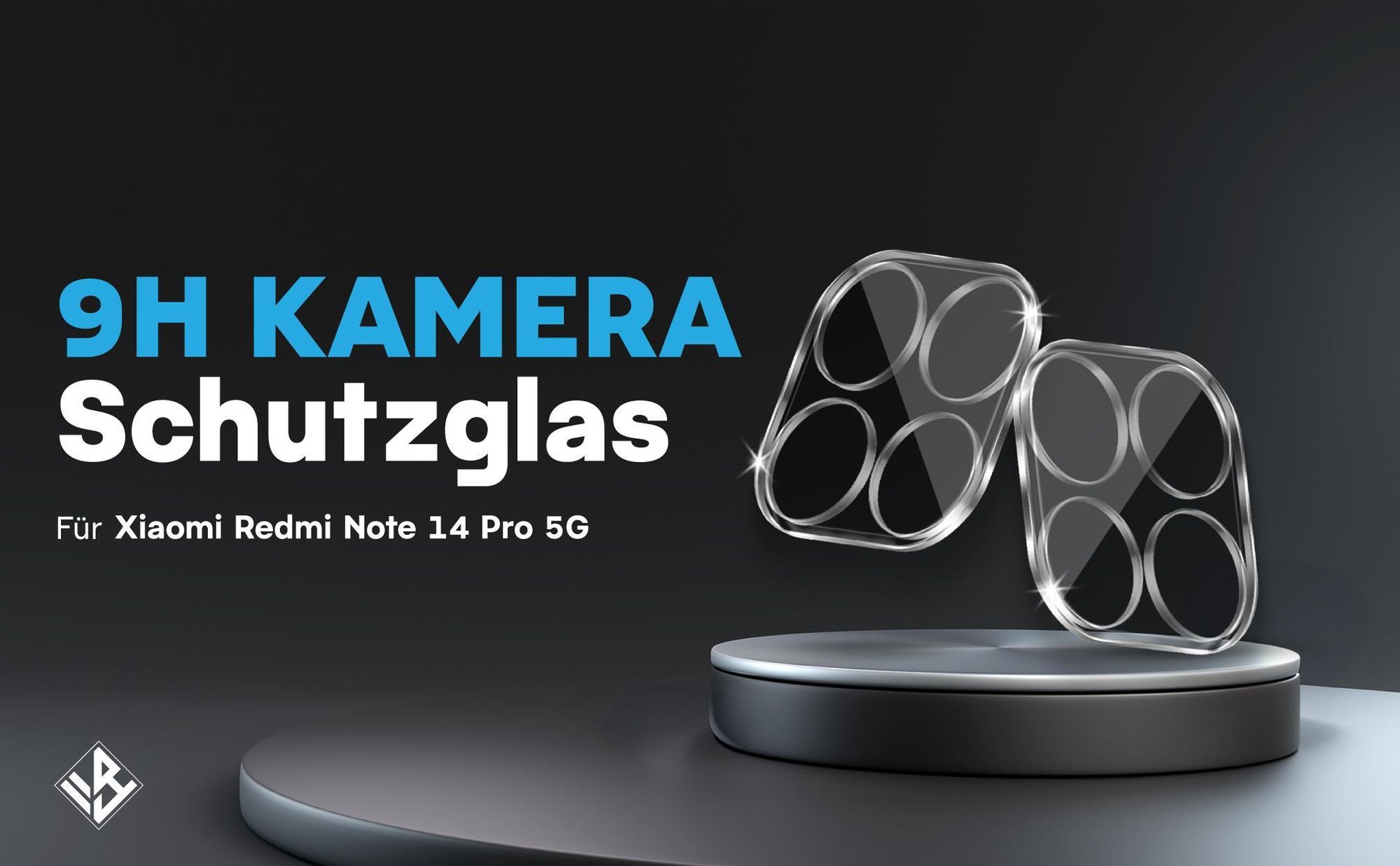 2er Set Kameraschutzglas für Xiaomi Redmi Note 14 Pro 5G in 9H Härte