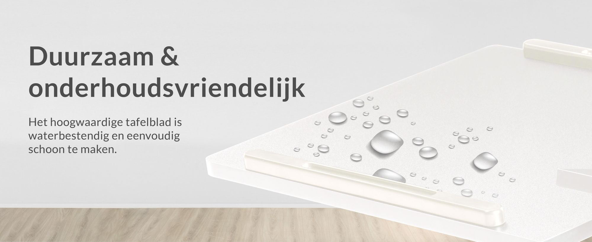 ELONEO mobiele bedtafel op wielen, verstelbare hoogte/breedte, kantelbaar/opklapbaar tafelblad, nachtkastje voor ziekenbed, verpleegbed, laptoptafel (wit)