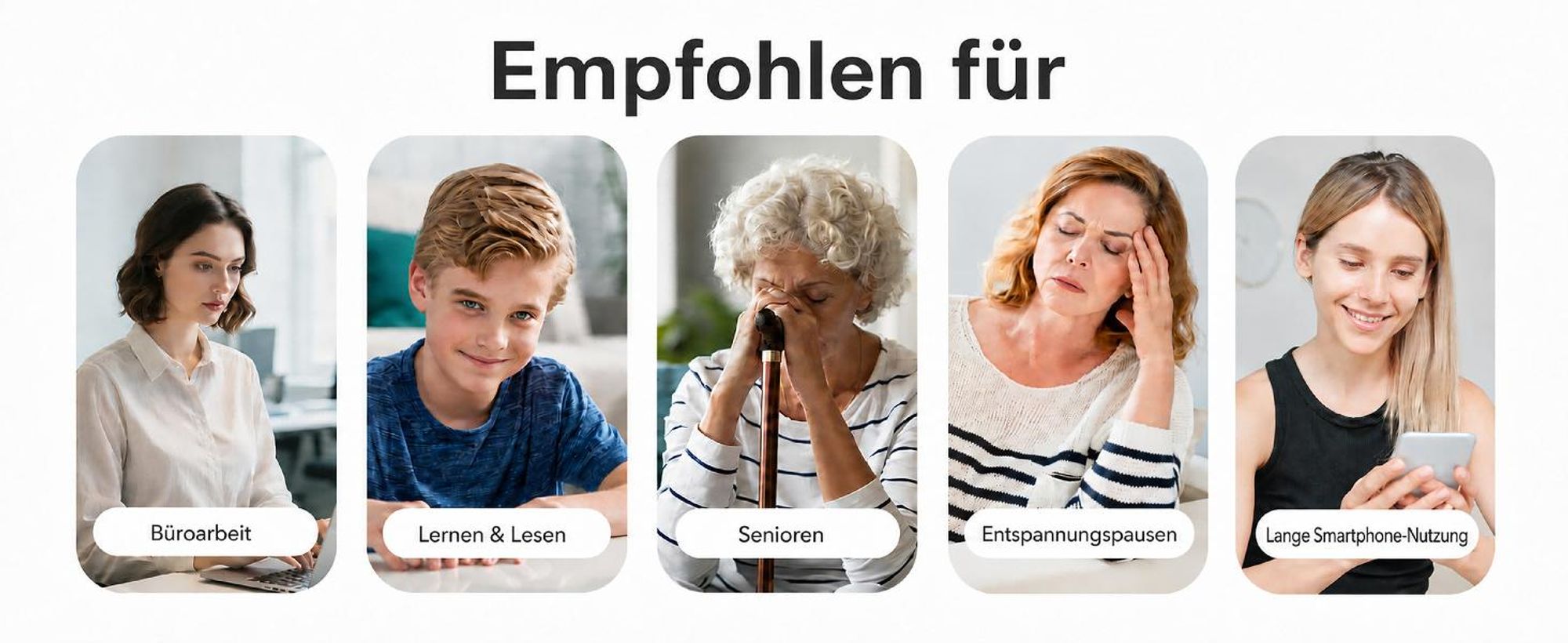 2-in-1 Kopf & Augen Massagegerät mit Wärme, 6 Modi, 6 Intensitätsstufen, Sichtfenster, Kabellos – Gegen Kopfschmerzen & Stress