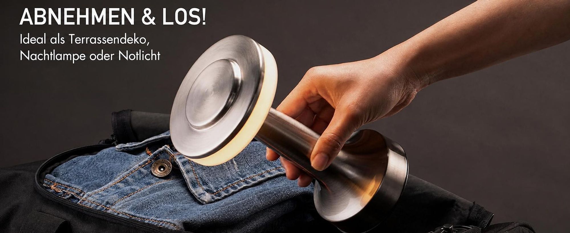 Schreibtischlampe,Nachttischlampe,Nachtlicht, Touch Steuerung Augenschutz Leselampe,Kabellos Dimmbar Tischleuchte,dreifarbige Lampe,LED-Metall, Silber