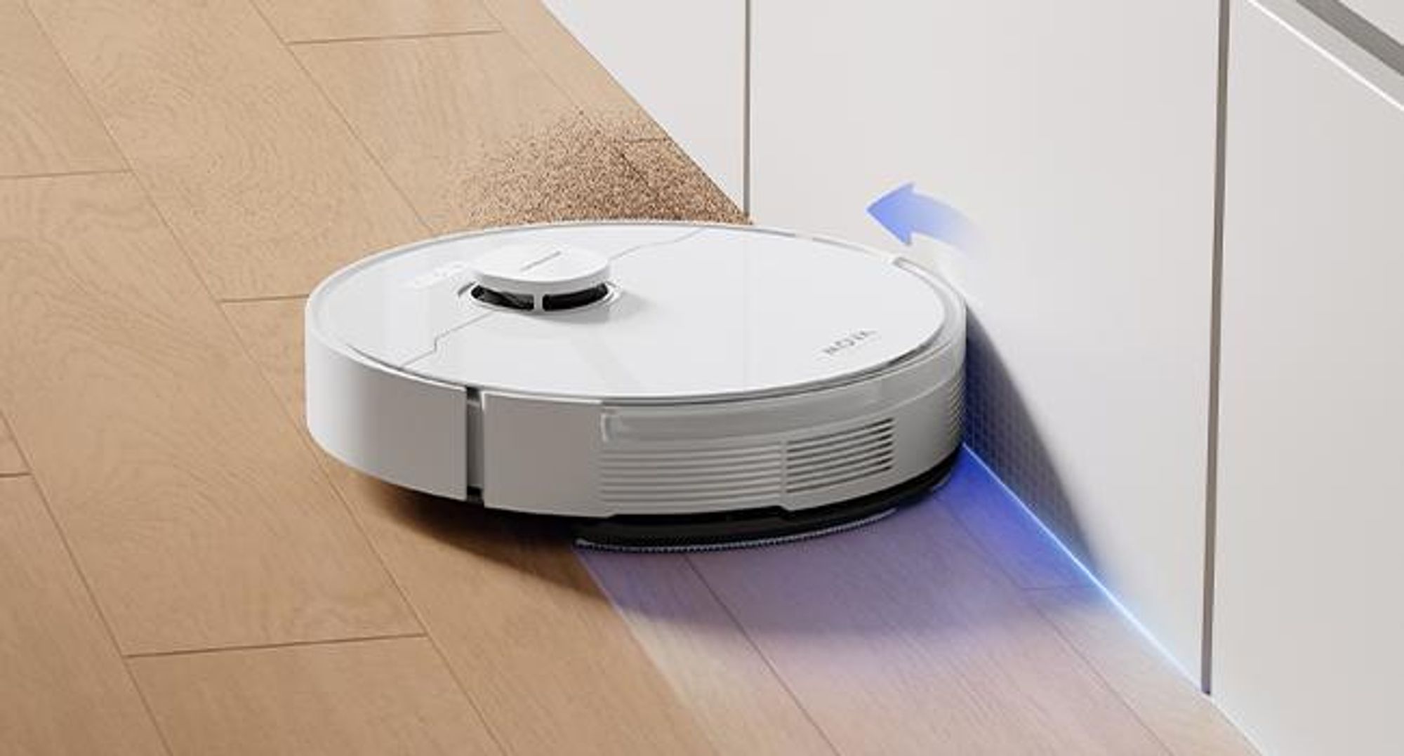 MOVA S10 Plus Roboter Staubsauger & Wischmopp, 7000 Pa, VibroTurbo-Wischen, Auto-Leer bis 90 Tage, 7 mm Hindernisüberwindung