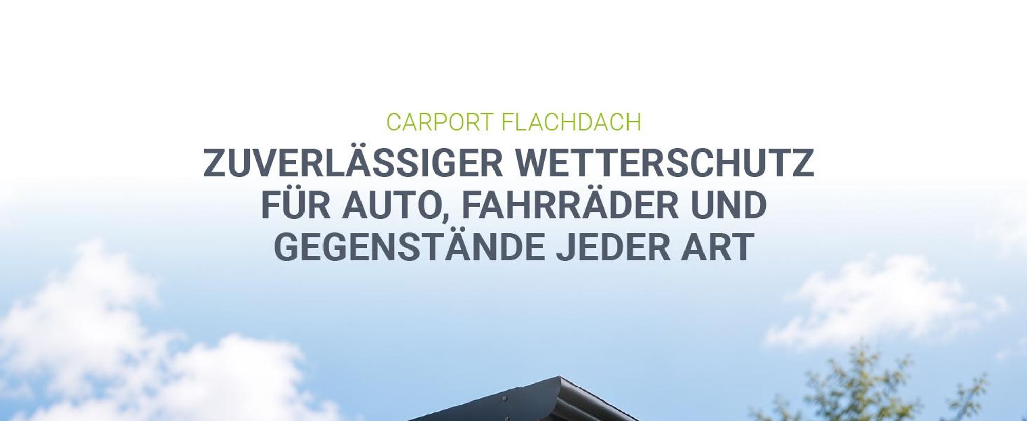 Juskys Carport mit Flachdach 5x3 m - Überdachung aus Aluminium mit Doppelstegplatten - Unterstand für Autos - freistehende Montage - Dunkelgrau