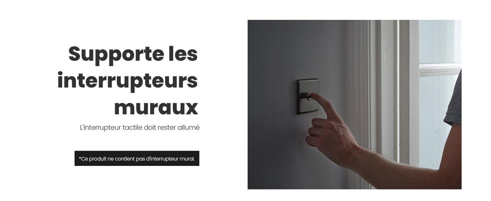 EMKE Miroir de salle de bain avec éclairage LED Miroir 50 cm avec antibuée, variateur 3 couleurs de lumière Miroir de salle de bain mural avec interrupteur tactile