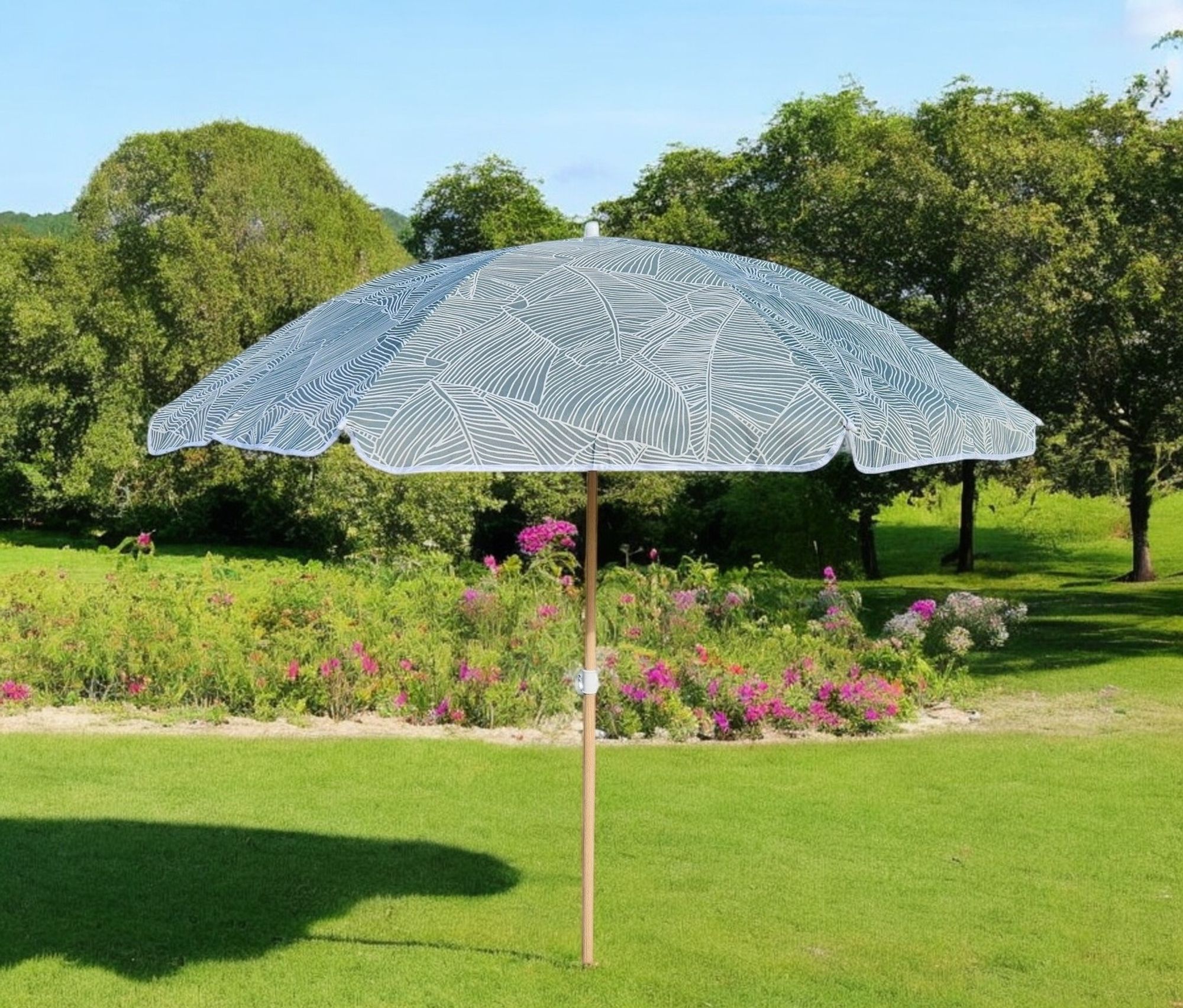 Sonnenschirm Strandschirm Balkonschirm grün 160 cm UV Schutz 30+