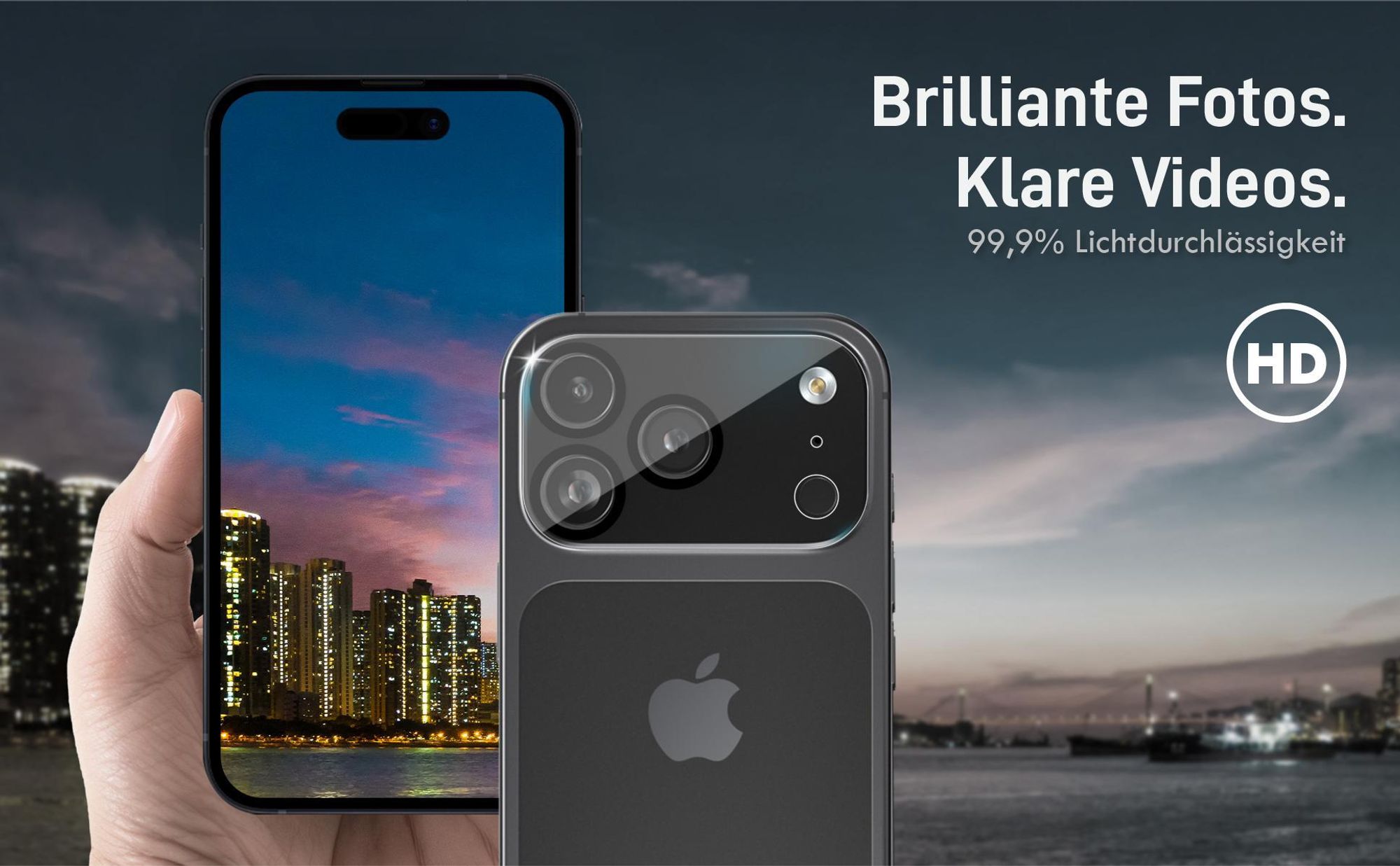 Brilliante Bildqualität mit dem Apple iPhone 17 Pro Max dank 99,9% Lichtdurchlässigkeit
