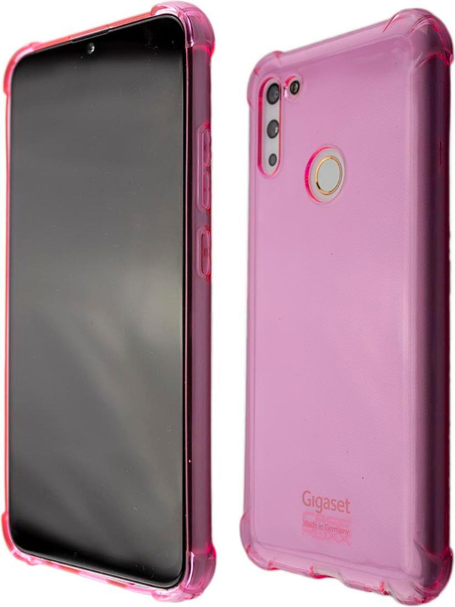 caseroxx Schutz-Hülle TPU-Hülle kompatibel mit Gigaset GS4 / GS4 Senior, Gummi Handy Tasche pink Bild 1