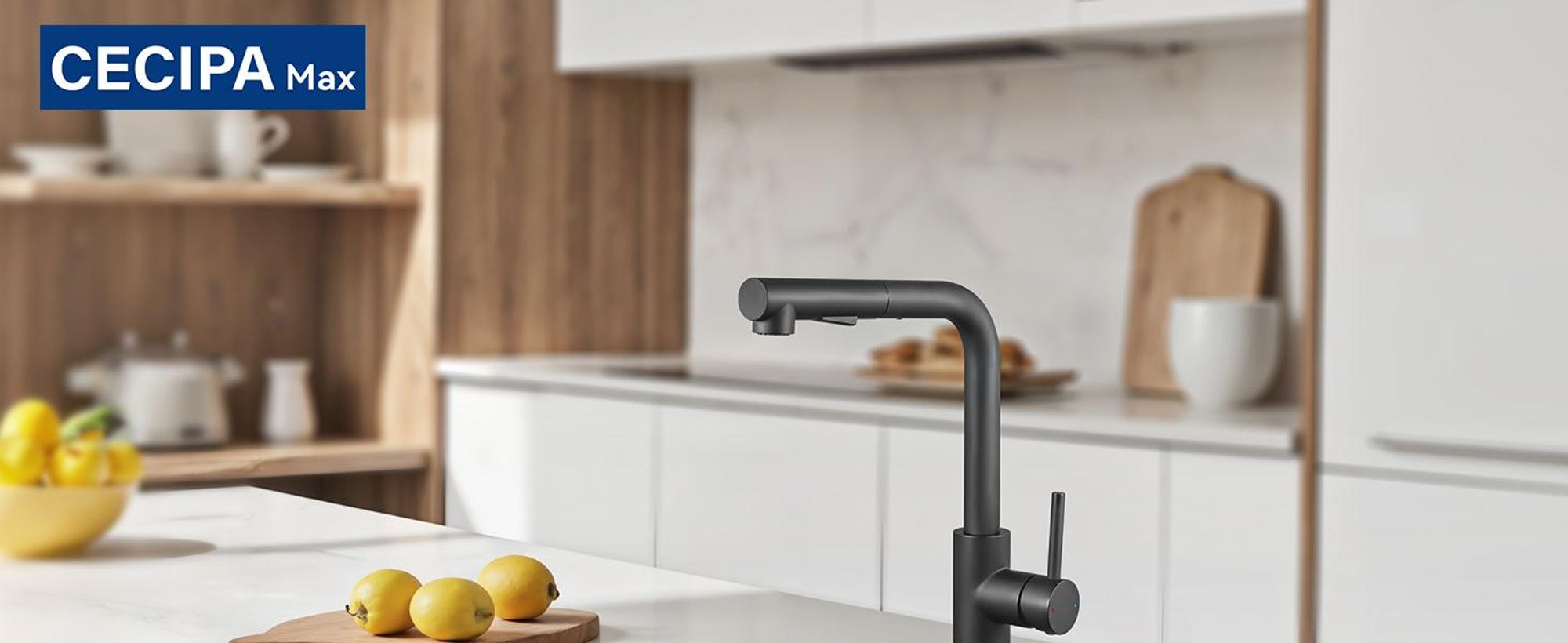 Ausziehbar Küche Wasserhahn Mischbatterie，Spültischarmatur Schwarz，Küchenarmatur mit 2 Strahlarten，360° drehbar Wasserhahn Küche，Küche Hochdruck Armat