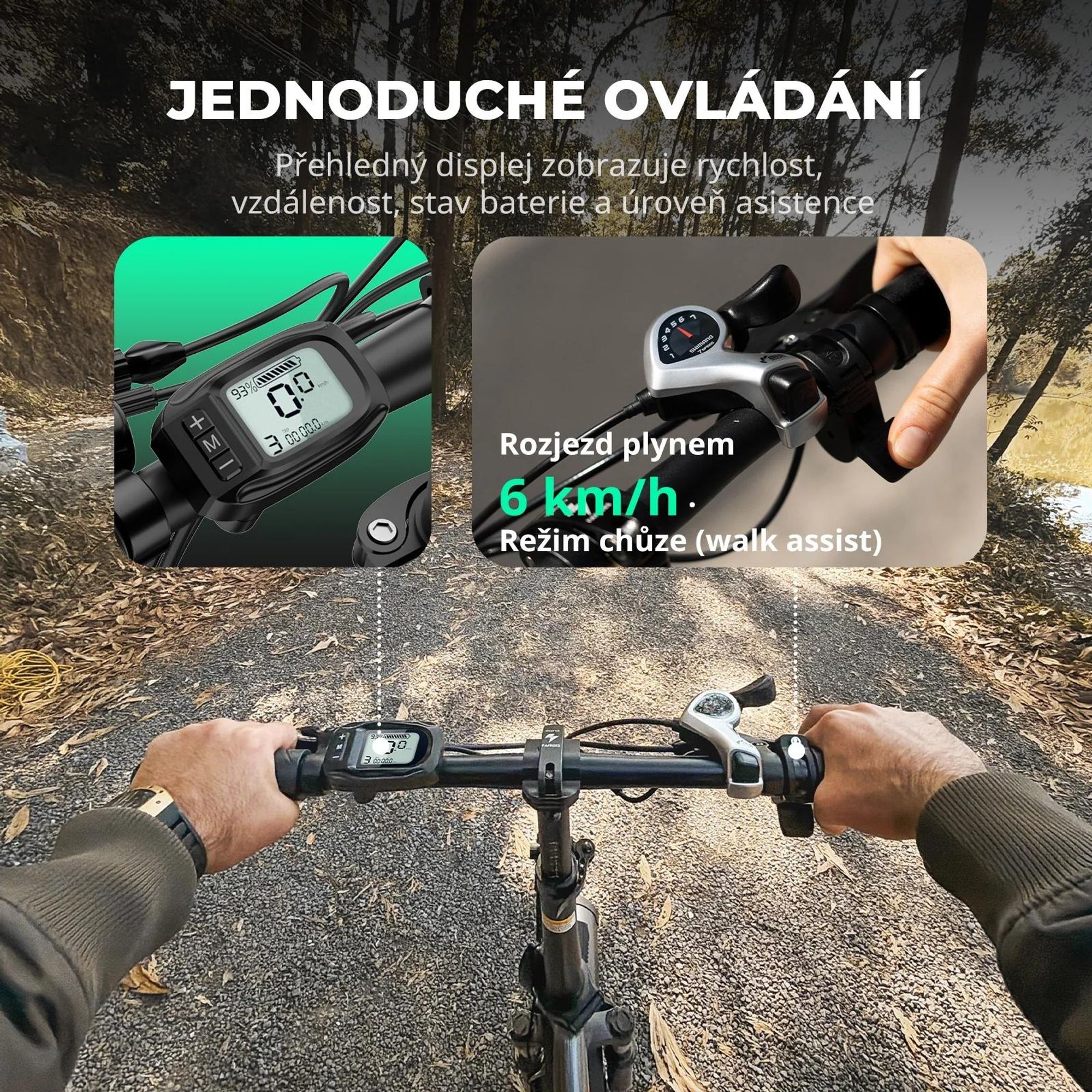 FAFREES F20 E-Bike - Motor 250W, Baterie 36V18Ah, 20 Palcová Mechanická Kotoučová Brzda - Šedá