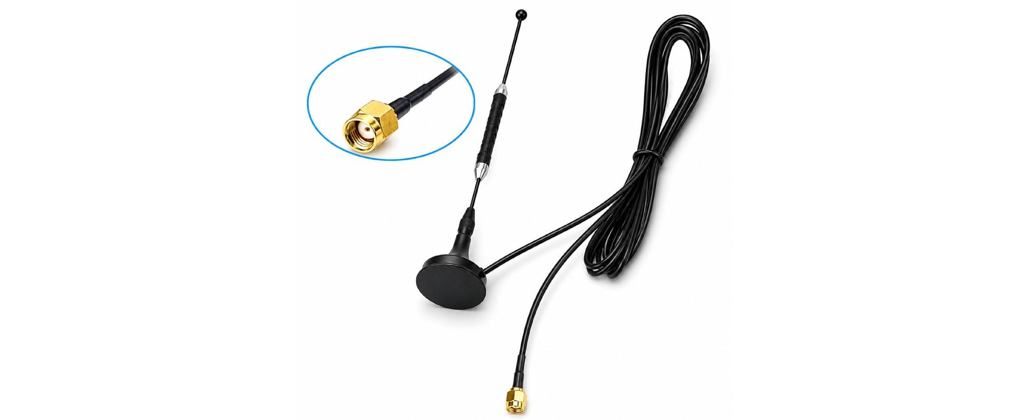 G55C LTE 4G Antenne 12dBi SMA Signalverstärker mit Magnetfuß 3m Kabel Außenantenne für Router Modem Repeater WLAN Mobilfunk Empfang