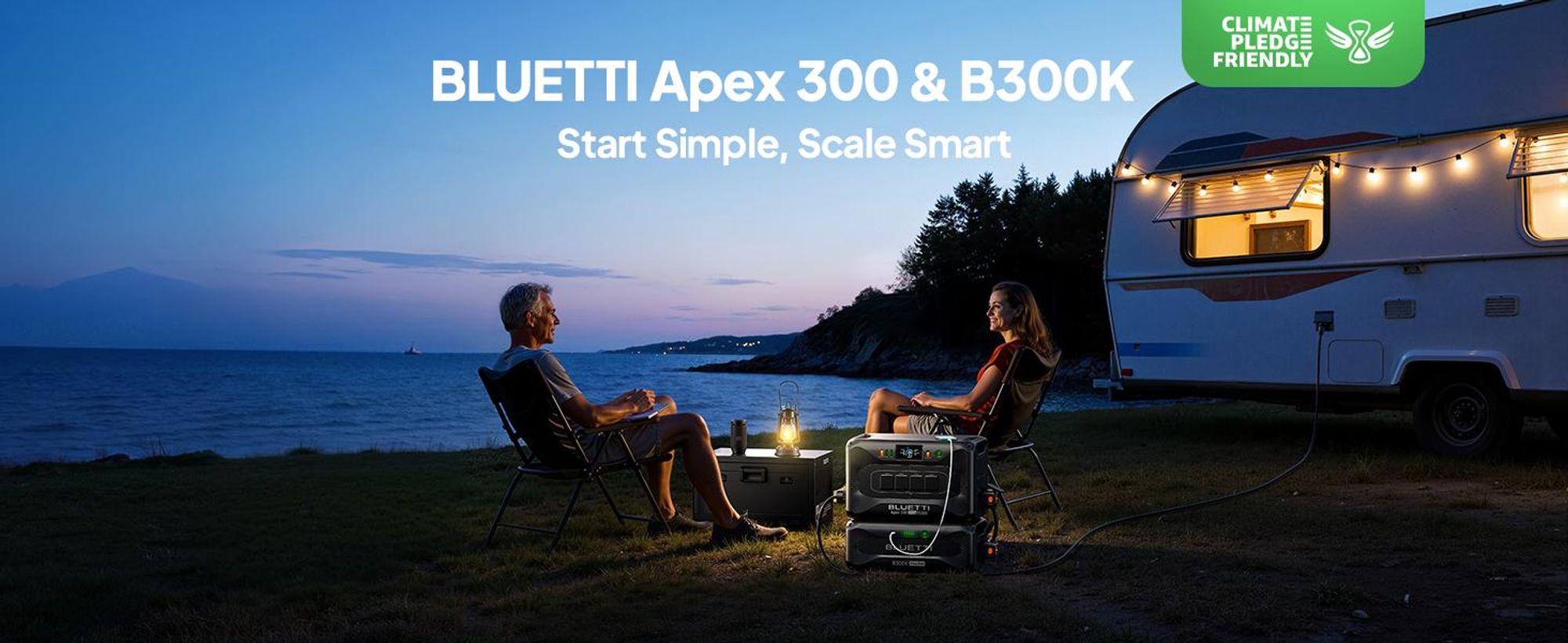 BLUETTI Apex 300: Zonnengenerator met 2764,8 Wh LFP-batterij, reservebatterij met 4 AC-uitgangen van 3840 W, geschikt voor thuisgebruik, campers en noodsituaties