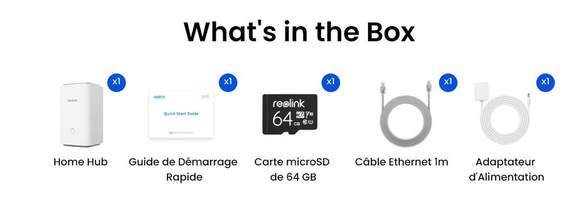 Reolink Home Hub pour caméra de surveillance, 2,4/5GHz Wi-Fi 6, Mémoire locale extensible avec cryptage, Aucun frais mensuel