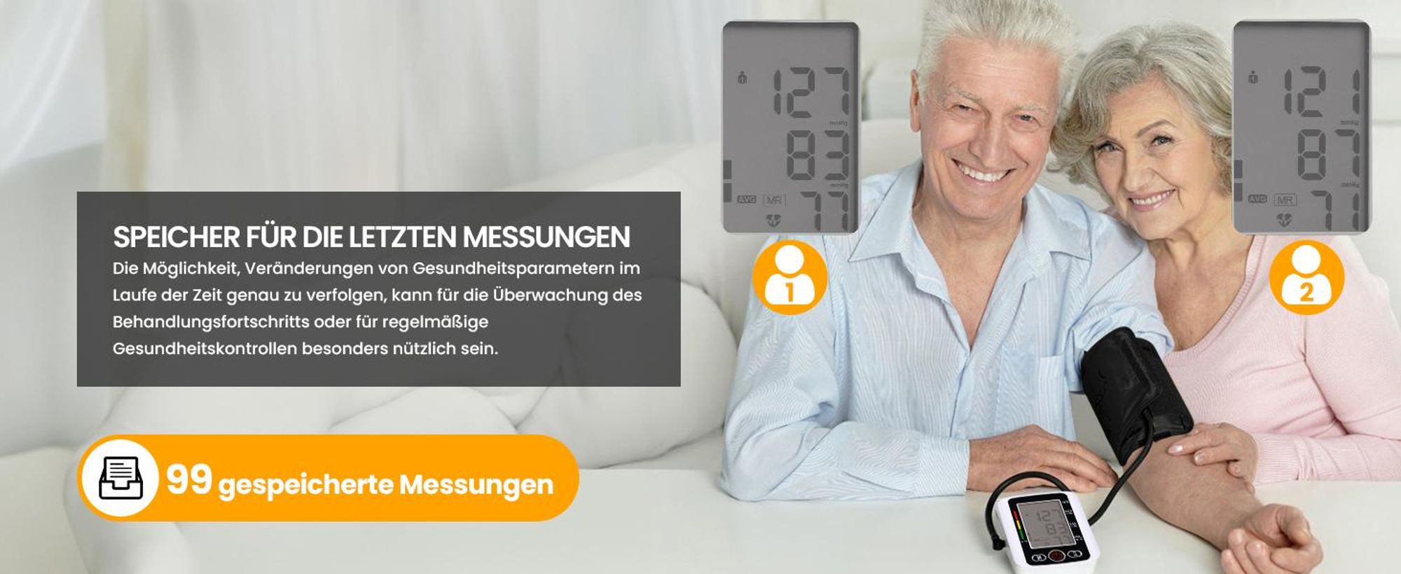 Extralink Oberarm Blutdruckmessgerät, präzise Blutdruck und Pulsmessung Blutdruckmessung