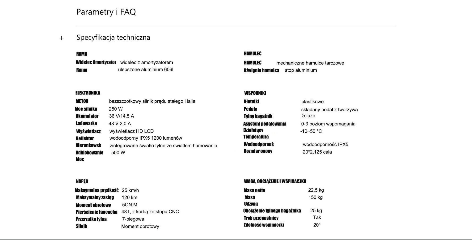 Rower Elektryczny PVY Z20 PRO EVO – Silnik 250W Baterią 36V14.5AH 20-Calowe Opony Mechaniczne Hamulce Tarczowe - Szary