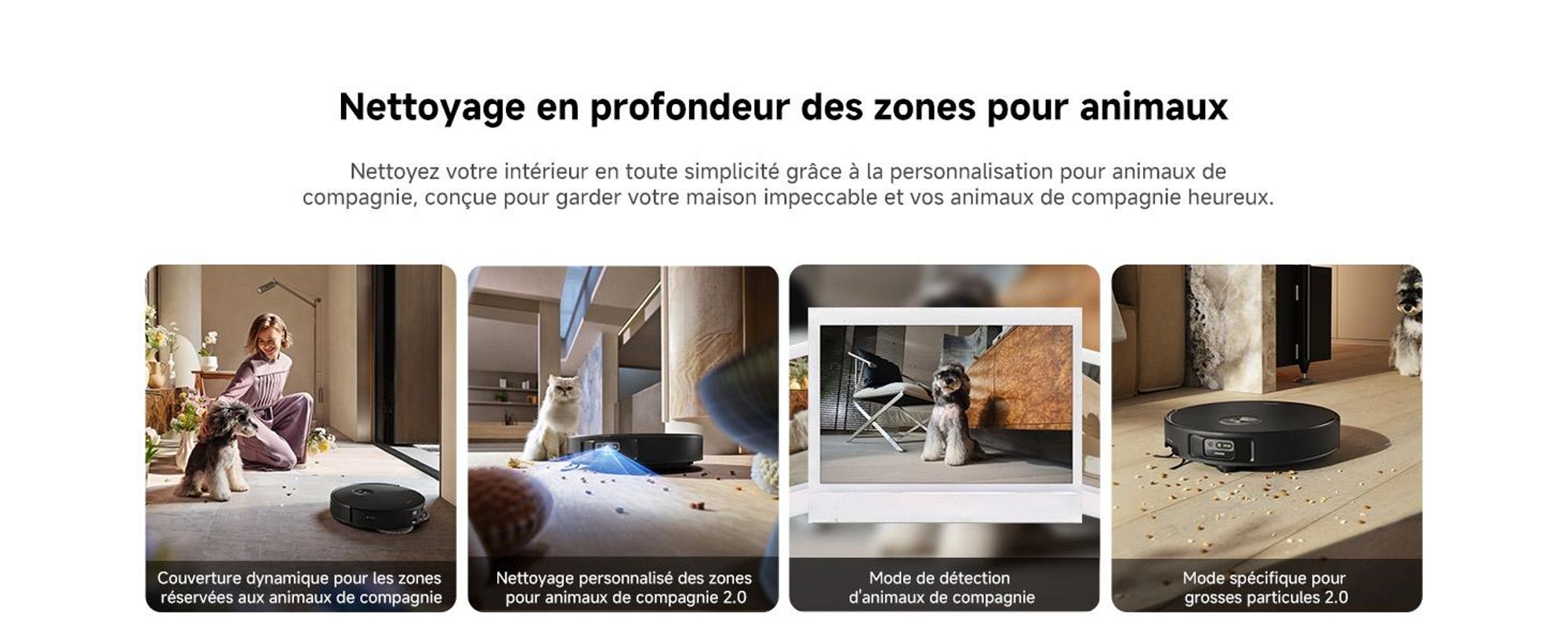 MOVA P50s Ultra Robot d'Aspiration et de Balayage, 24 000 Pa, Station d'Aspiration Automatique, Franchissement Obstacles StepMaster, Navigation Dual-L
