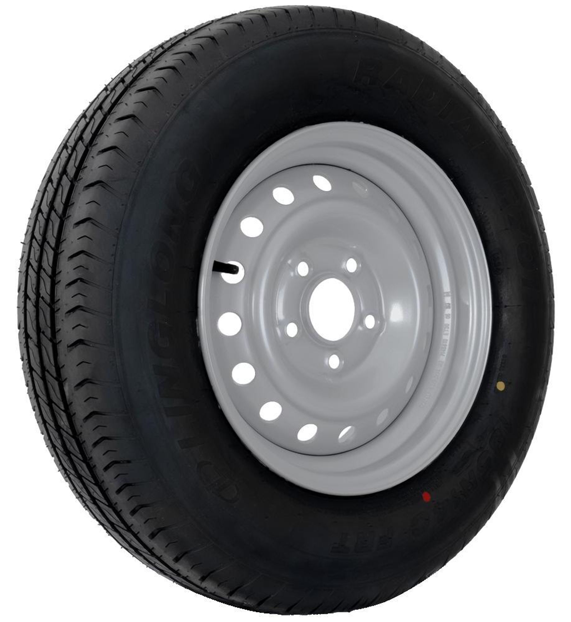 UNITRAILER LINGLONG Anhänger-Komplettrad 185/80 R14C für schwere Anhänger