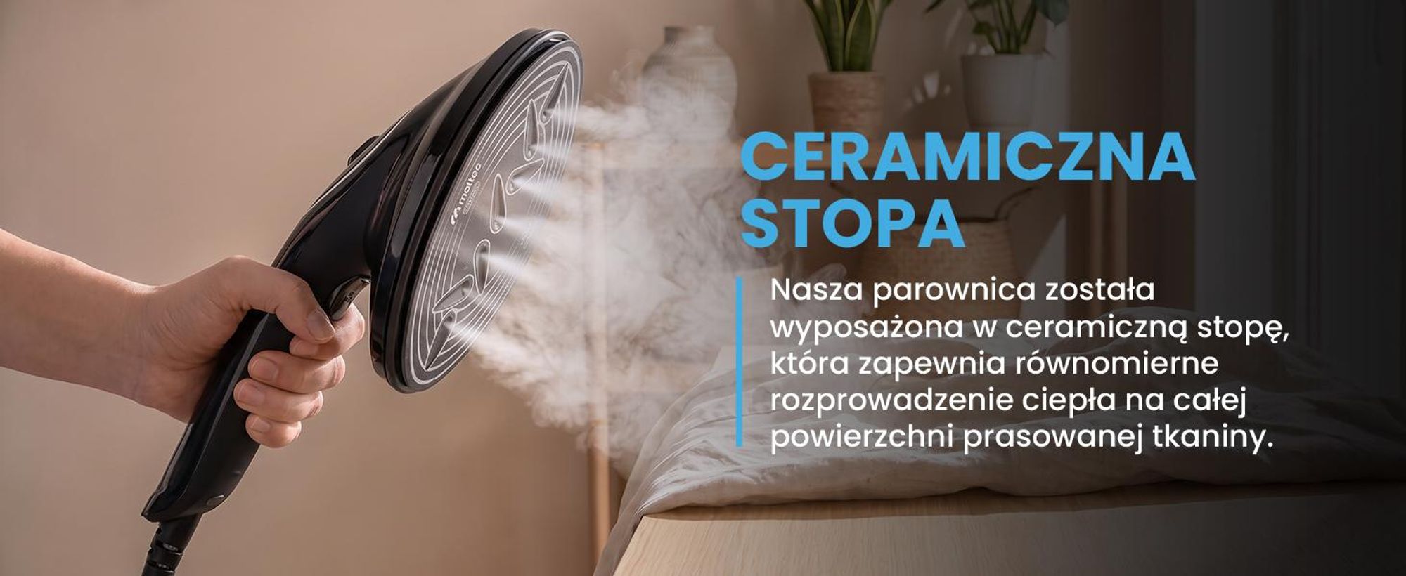 Stacja Parowa Żelazko Parowe Parownica do Ubrań Generator Pary Mocna 2500W