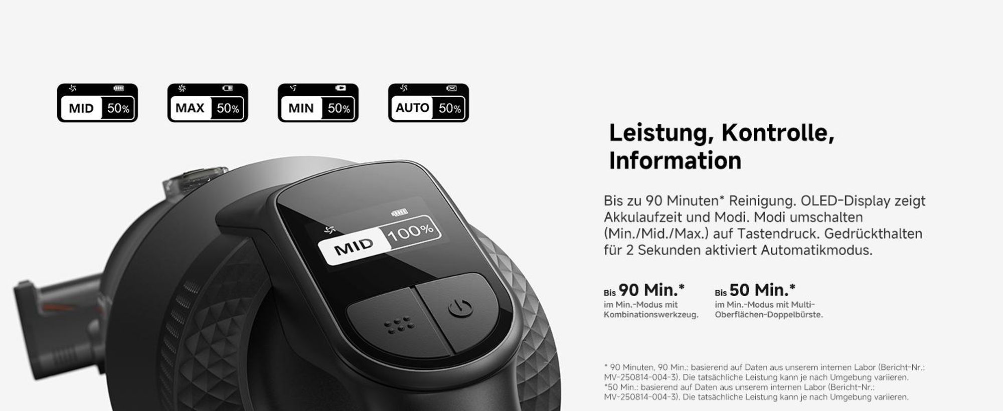 MOVA G70 Complete – Kabelloser Stielstaubsauger mit Roboterarm, starke Leistung und kontinuierliche Reinigung