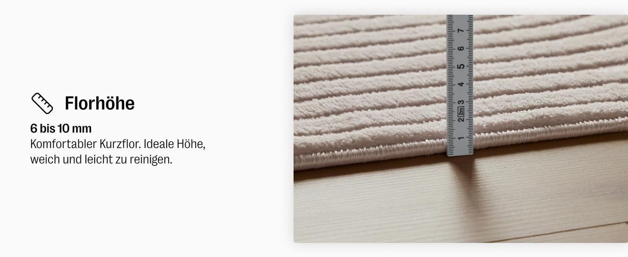 benuta Teppich Wohnzimmer Claire Creme 160x230 cm Wohnzimmerteppich Rechteckig Muster Modern Kurzflor Skandinavisch