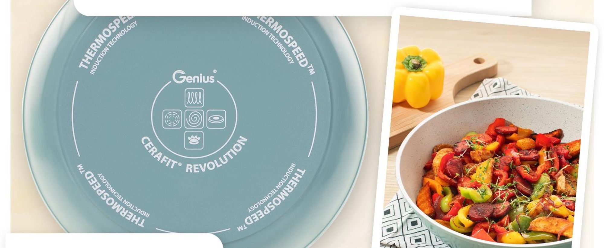 Genius Cerafit Revolution Pfannen Set 7-tlg.