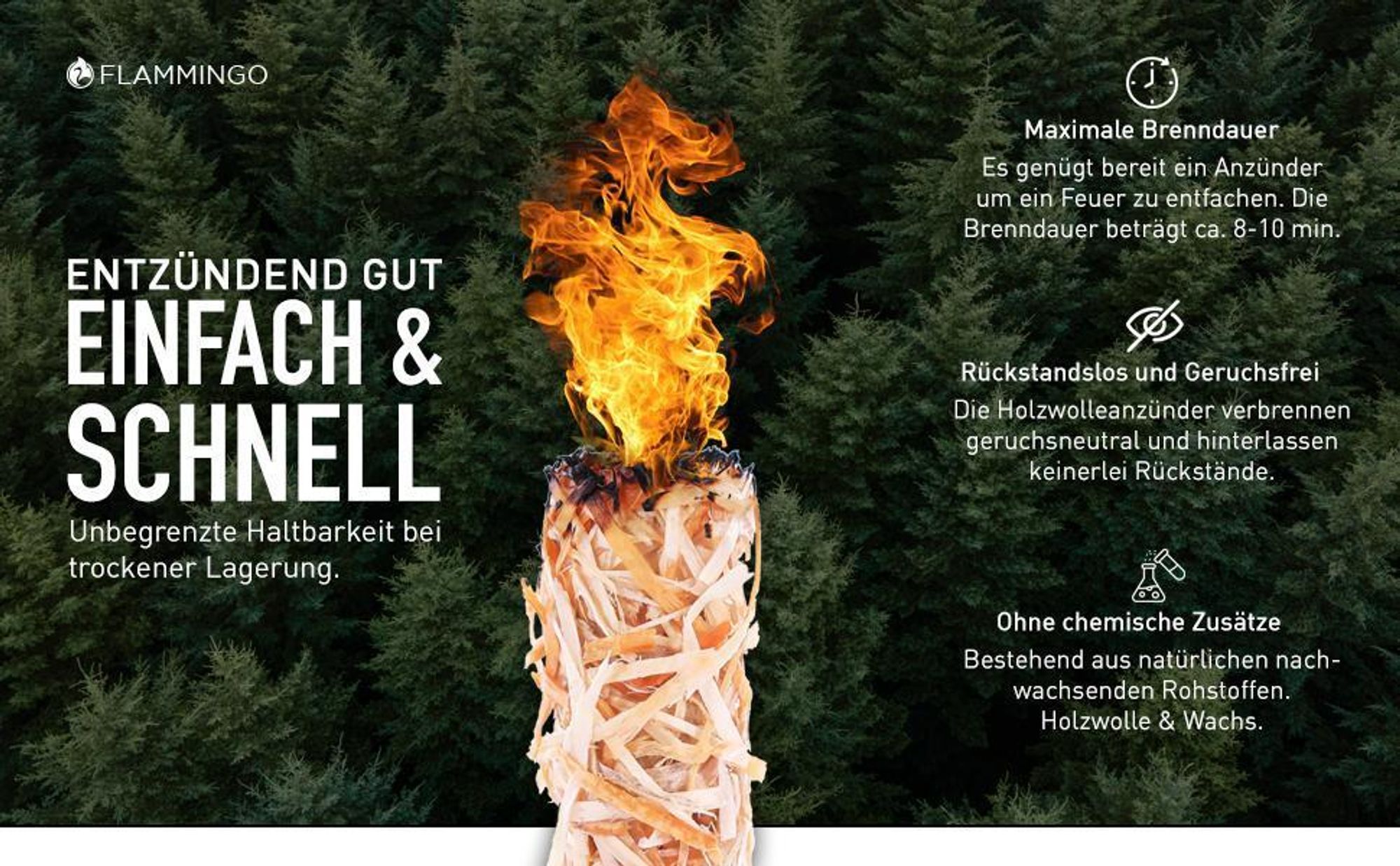 Anzünder Holzwolle 2,5kg Karton