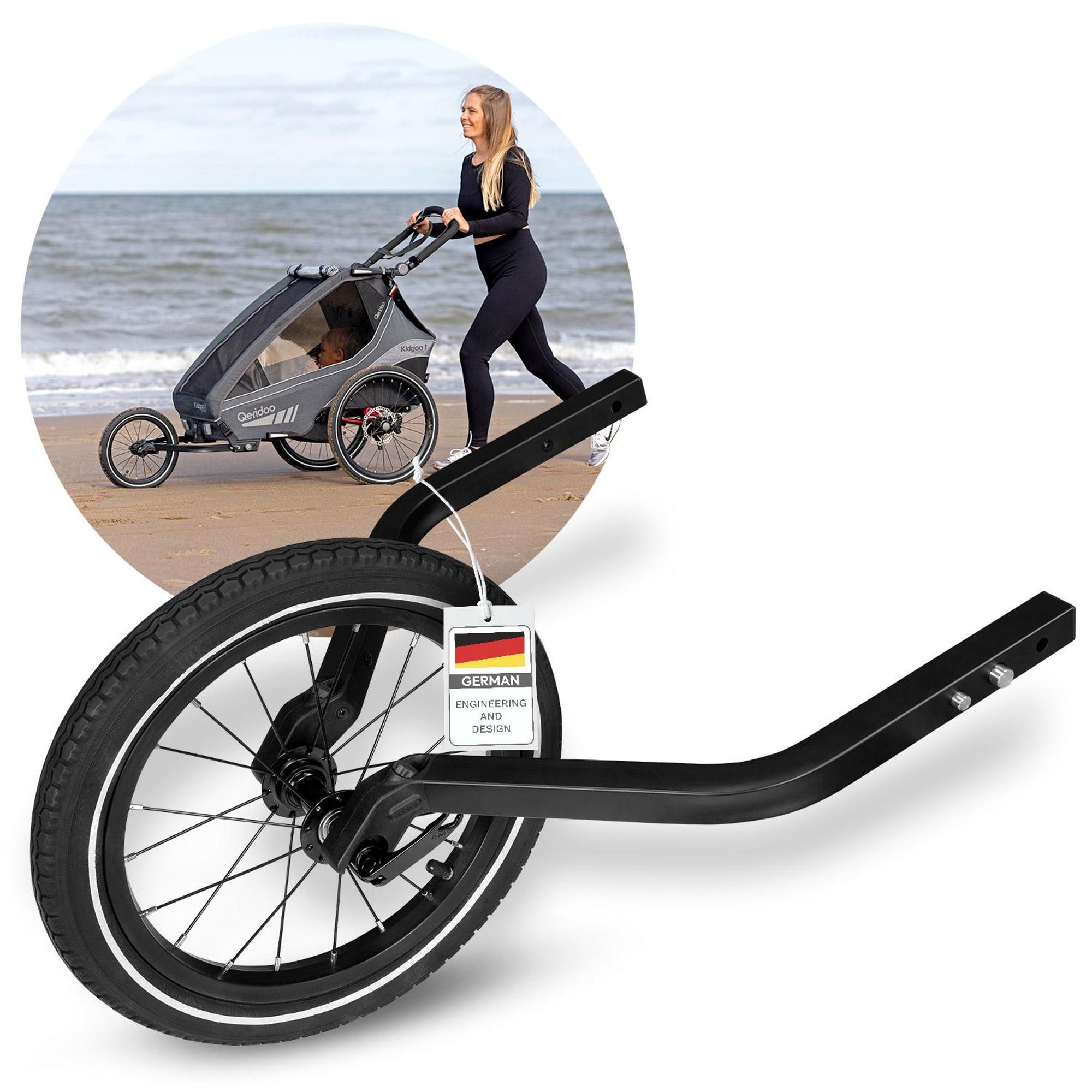 Qeridoo 14" Joggerrad Einsitzer