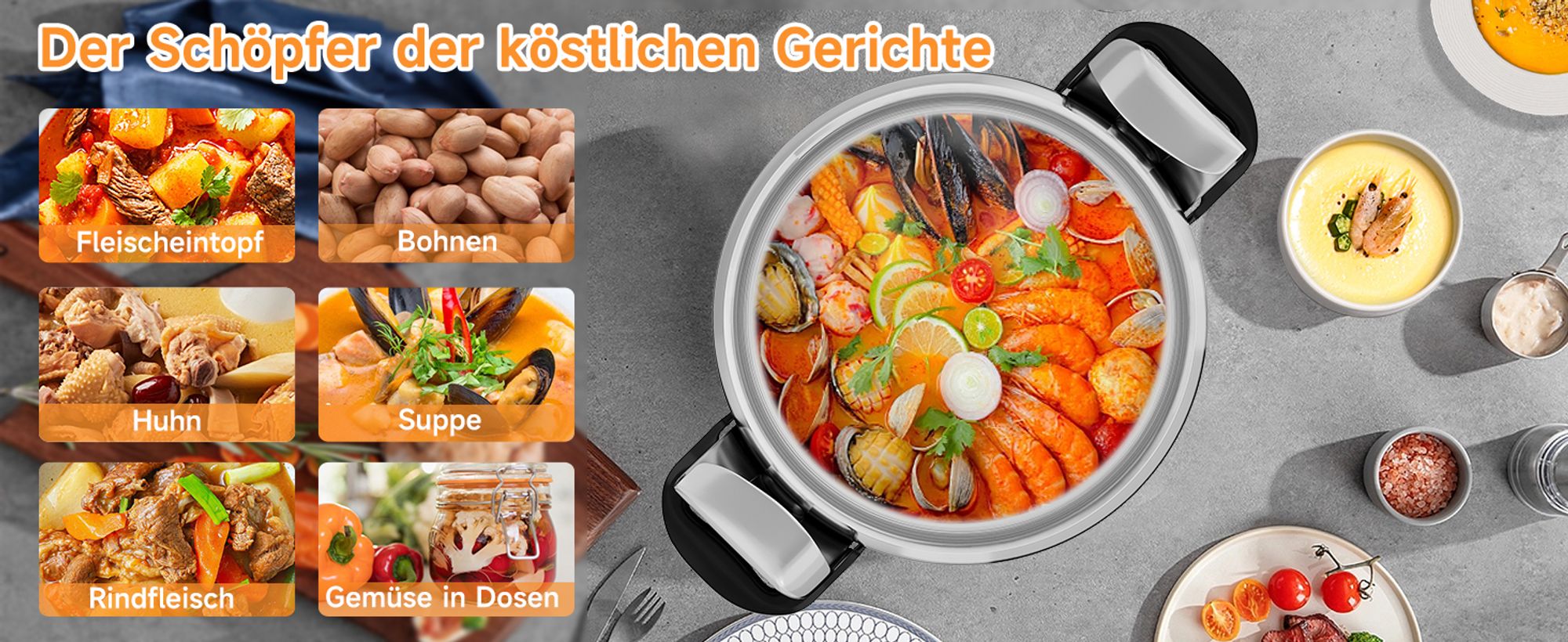 Schnellkochtopf Scheffler Schnellkochtopf Induktion Dampfkochtopf (3 L, Ø 18cm), für alle Herdarten, Pressure Cooker Mit 3 Sicherheitssystem