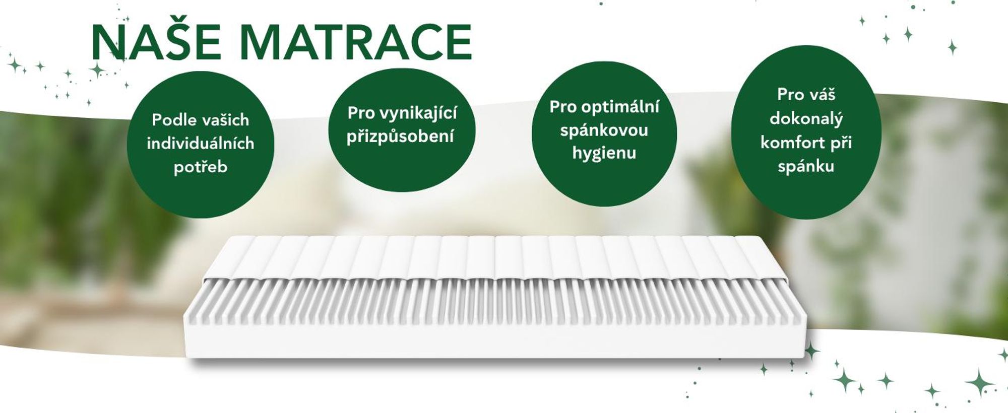 Ergonomická sedmizónová matrace ze studené pěny | 120 x 200 cm | 13 cm | H2 a H3 | DREAMSTAR Easy Flex