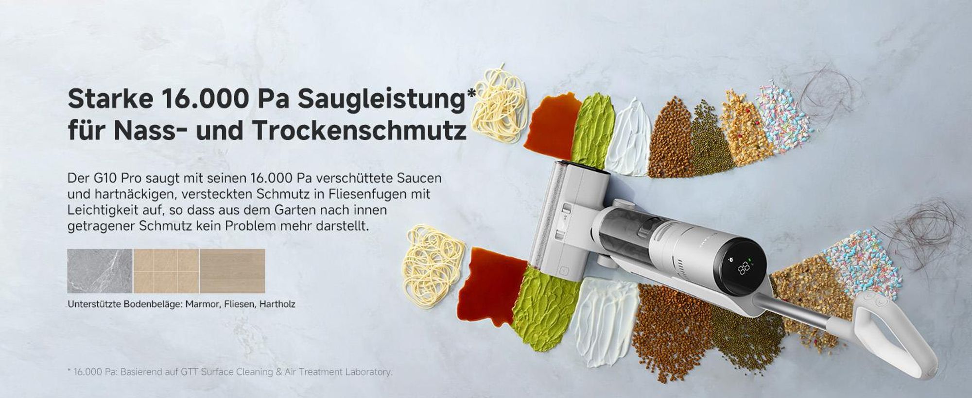 Dreame G10 Pro Nass- und Trockensauger mit Wischfunktion,Alles-in-einem,Selbstreinigung,Kantenreinigung,selbstfahrende Staubsauger-Wisch-Kombination