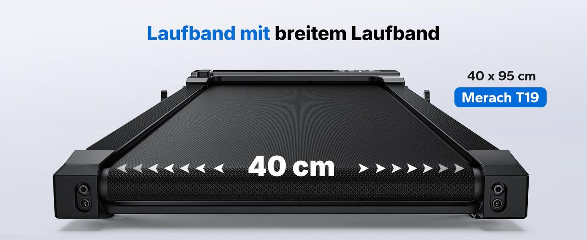 Merach 2-in-1 Laufband mit 6 % Steigung, 1–12 km/h, 3,0 PS, App, Fernbedienung, bis 136 kg, LED-Display Walking Pad