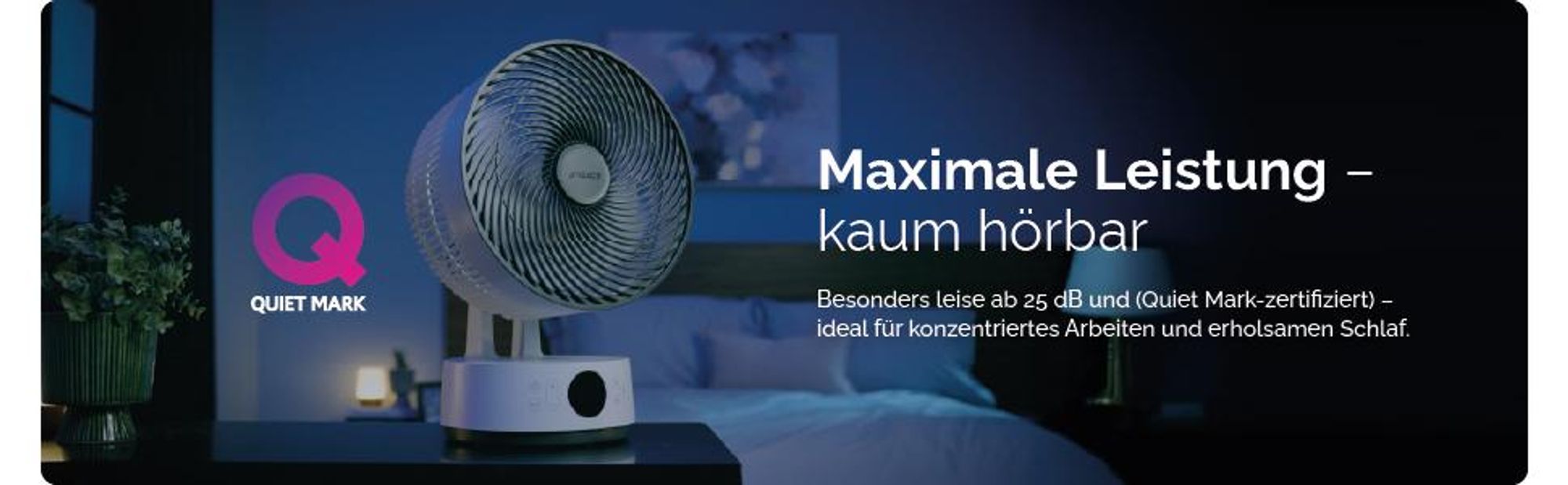 Sefte 10 Tischventilator (weiß/schwarz)