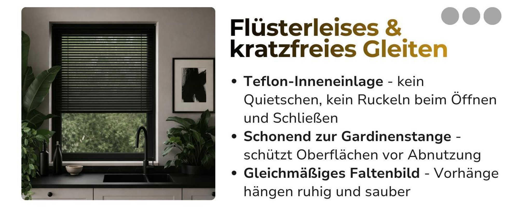 40x130 cm Schwarz Jalousien Fenster ohne Bohren Innen 25 mm Montage-Teile Inklusive Klemmhaltern Klemmfix Wand- oder Deckenmontage Sonnenschutz