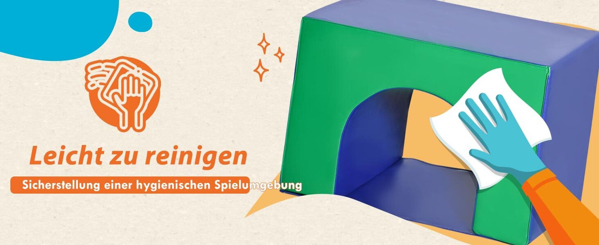 HOMCOM Bausteinset 7er-Set Schaumstoff Bausteine für 1-3 Jahre alt Kinder