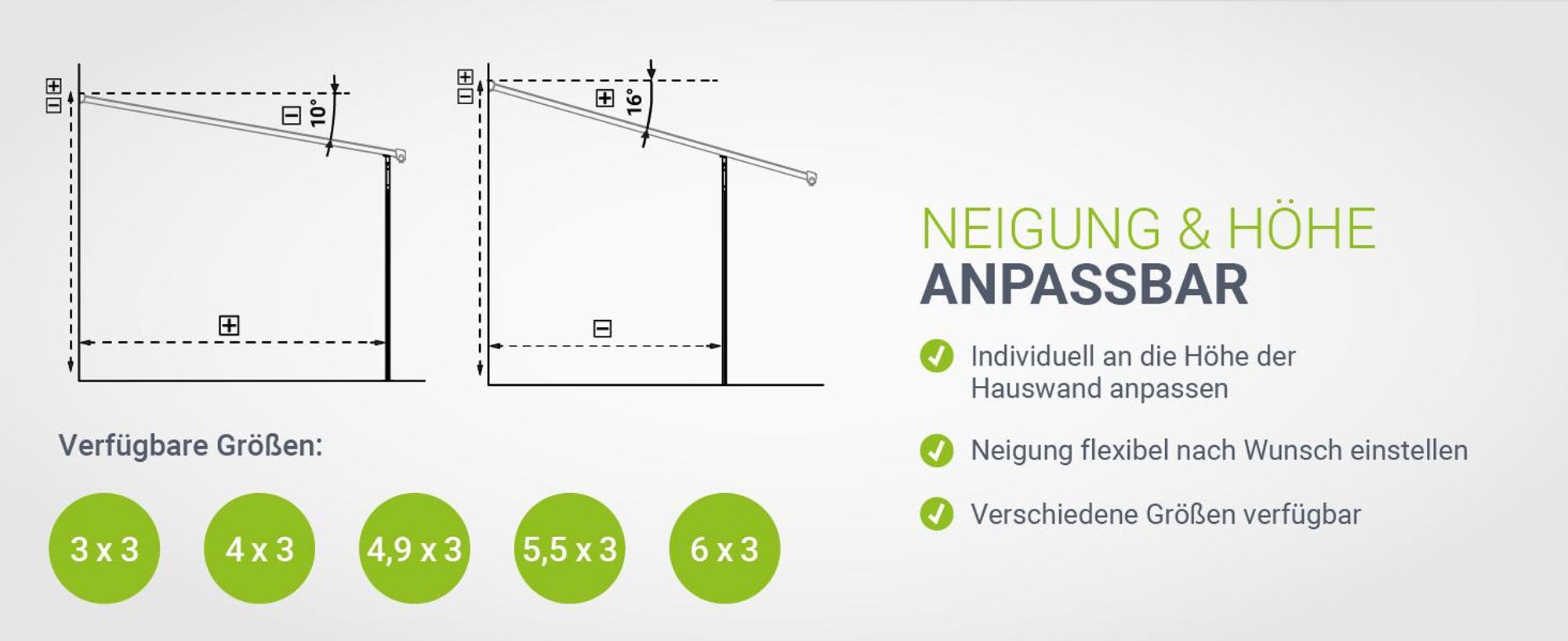 Juskys Terrassenüberdachung Borneo 4x3 m – Aluminium Terrassendach mit Doppelstegplatten Sonnenschutz Wandmontage Überdachung für Terrassen Anthrazit