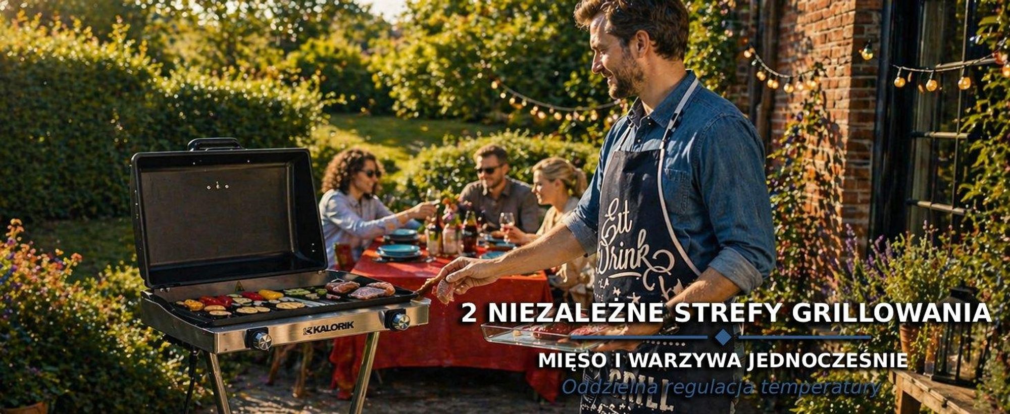 Elektryczny grill ze stali nierdzewnej TKG Team Kalorik TKG EBBQ 1002 L