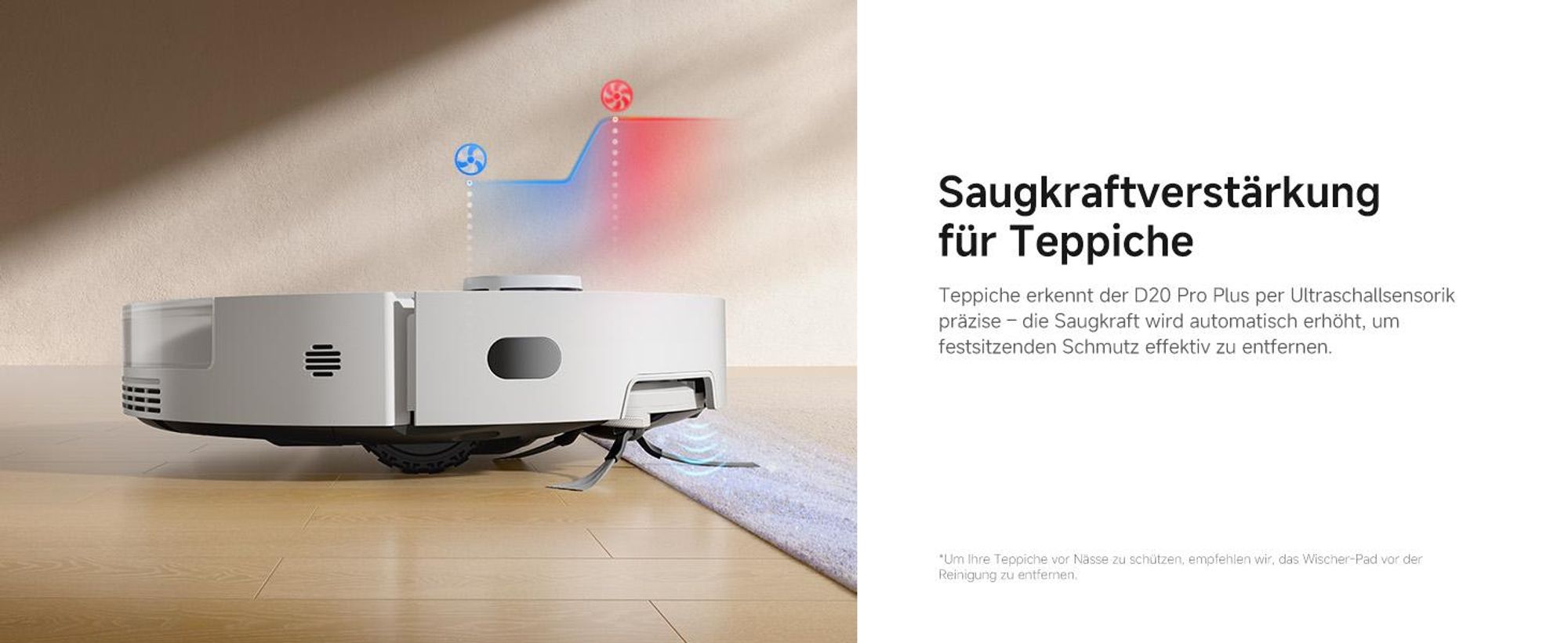 Dreame D20ProPlus Staubsauger Roboter mit Wischfunktion&Hebemopp,13KPa Saugkraft,LDS-Navigation,DuoRoller Bürste,Eckenrein,Selbstentl,All-in-One Dock