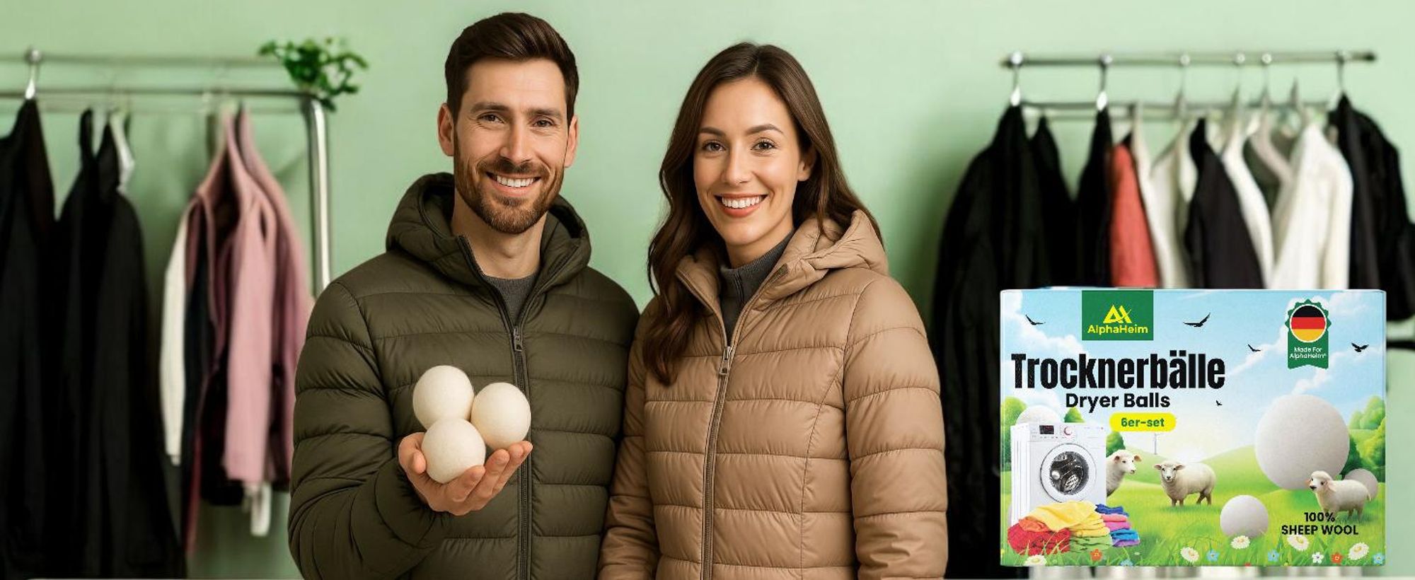 AlphaHeim trocknerbälle Dryer balls