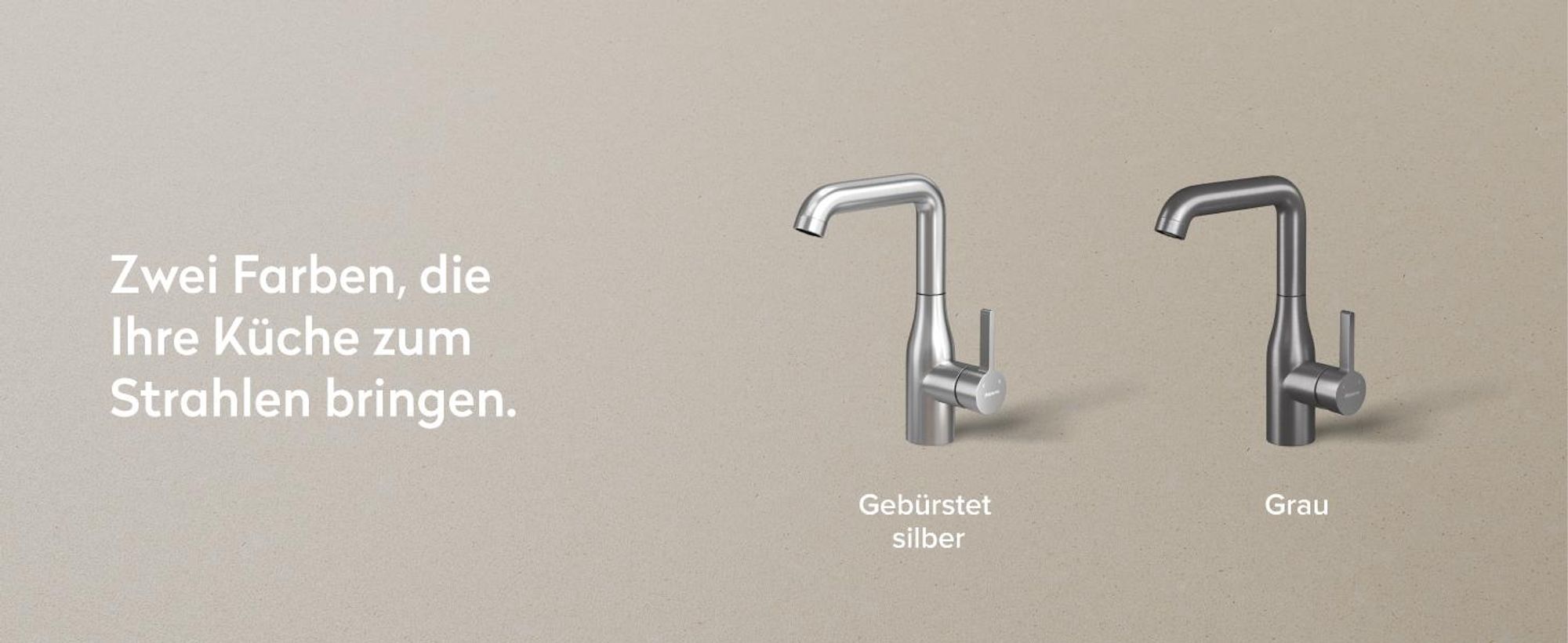 doporro Wasserhahn Küche Hochdruck, Einhebel-Mischbatterie, Spültischarmatur 360°Schwenkbar Küchenarmatur aus Edelstahl Gebürstet silber Turnix-04