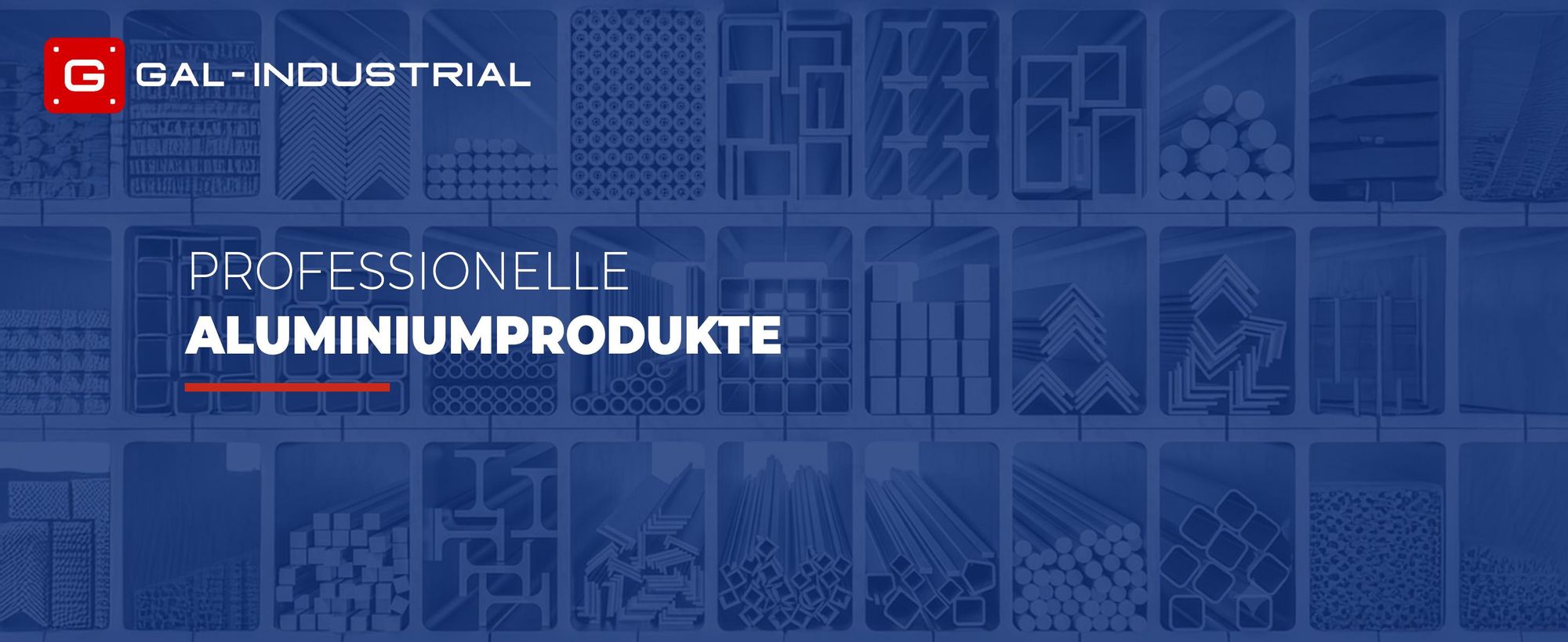GalIndustrial, Aluminium, Aluminiumprofil, Alu Rohr, Alu Vierkantrohr, Rechteckrohr